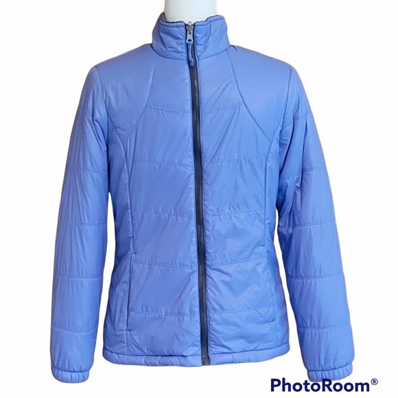 Free Country Puffer Winter Jacket Girl's Size Medium Blue - Picture 1 of 7